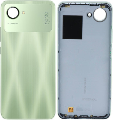 Unique4Ever realme Narzo 50i Prime With Side Volume & Power Buttons Back Panel(Mint Green)
