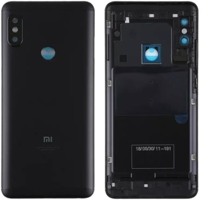 Sandreezz Xiaomi Redmi Note 5 Pro with Proper Logo (with Side Volume Power Buttons) Back Panel(Black)