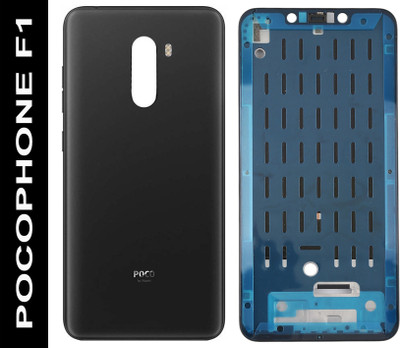 Flipkart SmartBuy POCO F1 Housing With Front LCD Frame & Back Full Panel(Graphite Black)