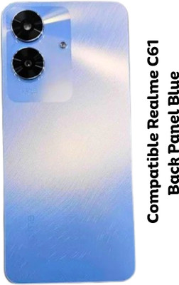 Shkiyo REALME C61 With Proper Logo Back Panel(Blue)