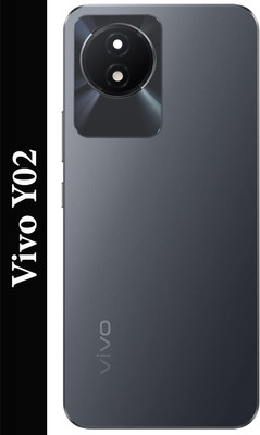 FriendzzWorld Vivo Y02 Back Panel(Grey)