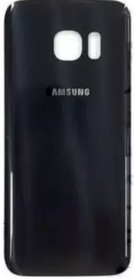 SRaccessories Samsung Galaxy S7 Edge / SM-G935 (with Proper Logo) (Glass) Back Panel(Black)