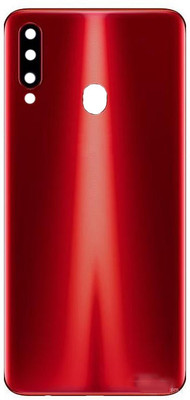 imbi Samsung Galaxy A20s (SM-A207F) Battery Door Wth Camera Glass Back Panel(Red)