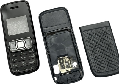 imbi Nokia 1209 Old Model Front Back and Middle Body With Keypad Full Panel(Black)