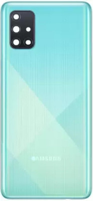 SRaccessories Samsung Galaxy A71( with camera lens) Back Panel(Blue)
