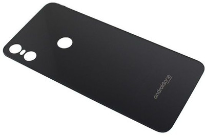 Sandreezz Motorola One (P30 Play) (Glass) (with Proper Logo) Back Panel(Black)
