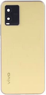 Sandreezz Vivo T1x with Proper Logo (With Middle Ring Camera Lens & Side Volume Power Buttons) Full Panel(Starry Gold)