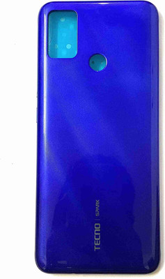 HNVIEW TECNO SPARK 6 AIR / KE 6 BACK PANEL WITH SIDE KEY BUTTON Back Panel(Blue)