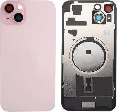 SPAREASP Iphone 15 Plus With Wireless Magnet and Camera Fitting Lens Back Panel(Pink)
