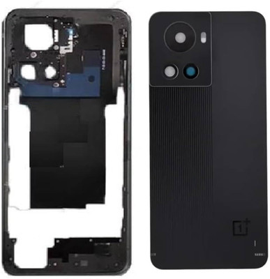 SPAREWARE ONEPLUS 10R -Black (MIDDLE RING + BACK PANEL) Back Panel(Black)