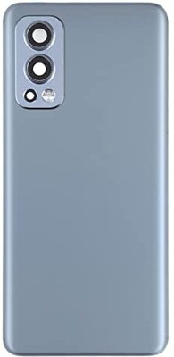Docile OnePlus Nord 2 Back Panel Grey Sierra Glass Battery Door Black Gloss Rear Housing Cover Replacement Back Panel(Grey)