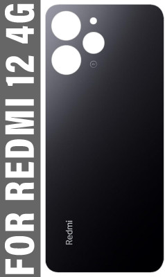 Safa Redmi 12 4G Back Panel(Jade Black)