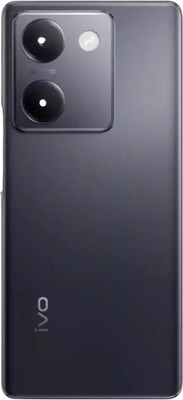 Shkiyo Vivo Y200 With Camera Lens And With Proper Logo Back Panel(Black)