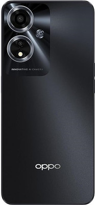 FLOUNDER OPPO A59 5G WITH CAMERA RING GLASS PROPER LOGO Back Panel(STARRY BLACK)