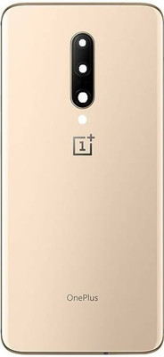 SRaccessories Oneplus 7 Pro Glossy Glass Back Panel(Almond)