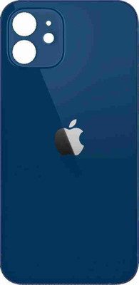 Kraze4blaze Apple IPhone 12 (With Proper Logo) Back Panel(blue)
