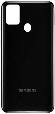 Sandreezz Samsung Glaxy M31 (with Proper Logo) Back Panel(Black)