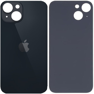 Kraze4blaze Apple iPhone 14 Plus (Best Quality)(With Proper Logo)(Glass) Back Panel(Black)