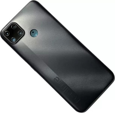 VRAVMO REALME C25 (BLACK) Back Panel(BLACK)