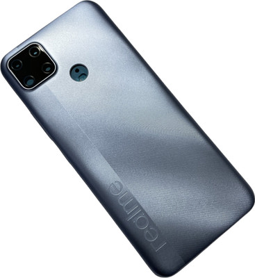 Unique4Ever Realme C25 With Camera Lens & Side Volume Power Buttons Back Panel(Watery Blue)