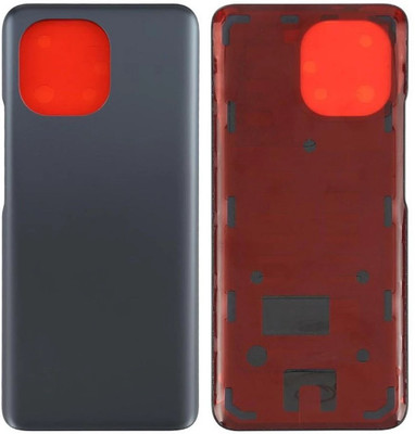 KezeMize Xiaomi Mi 11 (Glass)(Best Quality)(With Proper Logo) Back Panel(Black)