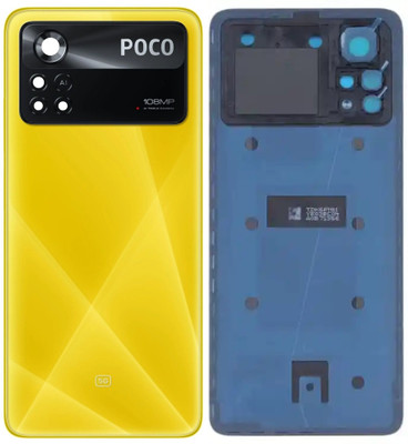 Flipkart SmartBuy POCO X4 Pro 5G (with Camera Cover Lens) Back Panel(Yellow)
