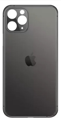 SRaccessories Apple iPhone 11 pro (Glass) Back Panel(Grey)