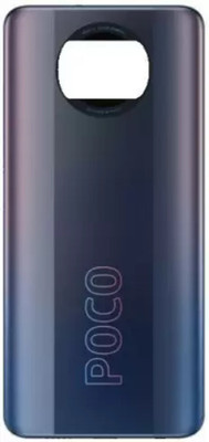 SRaccessories Poco X3 Back Panel(Black)