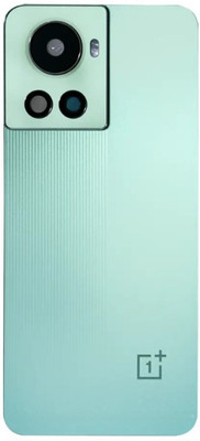 KezeMize OnePlus 10R (Glass)(Best Quality)(With Camera Lens)(With Proper Logo) Back Panel(Forest Green)