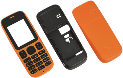 imbi Nokia 100 Front Back and Middle Body With Keypad Full Panel(Orange)