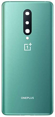 Sandreezz OnePlus 8 Original (Glass) (with Proper Logo) Back Panel(Glacial Green)