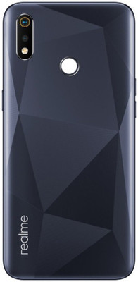 SMARTBUY Realme 3i Back Panel(Diamond Black)