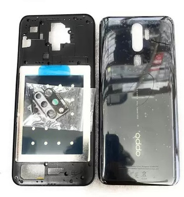 IncMart OPPO A9 2020 Full Body Housing With key,Ring,Camara Lens Full Panel(BlacK)
