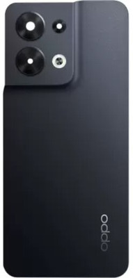 Sandreezz Oppo Reno 8 (5G) (with Proper Logo) Back Panel(Shimmer Black)