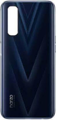 SPAREASP Realme Narzo 20 Pro Black Back Panel(Black)
