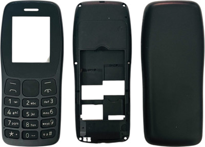 imbi Nokia 105 (2022) Dual Sim, 105+ Dual Sim Front Back and Middle Body With Keypad Full Panel(Black)