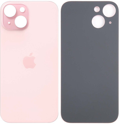 MAXOUT Apple iPhone 15 ( Glass ) Back Panel(Pink)