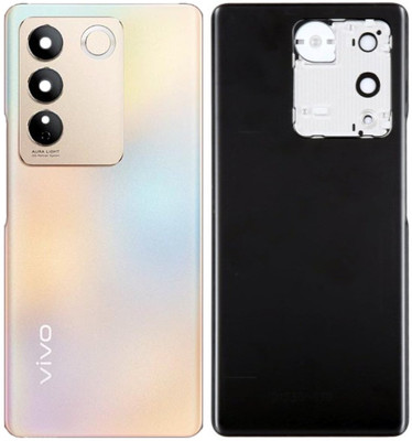 Flipkart SmartBuy Vivo V27 / V27 Pro with Camera Lens Back Panel(Flowing Gold)