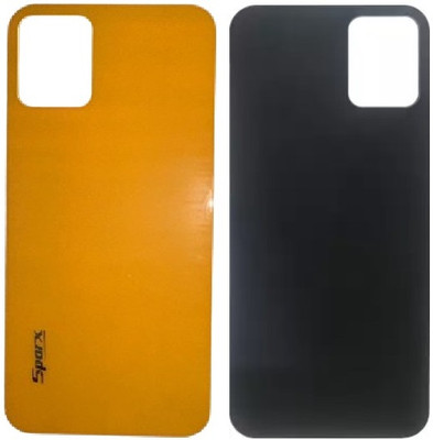 Sandreezz Sparx Neo 7 Plus (Glass) (Best Quality) (with Proper Logo) Back Panel(Orange)