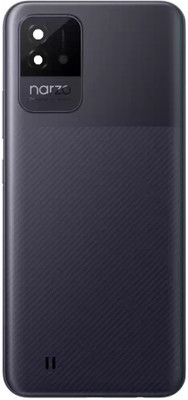 KezeMize Realme Narzo 50I (Best Quality)(With Proper Logo) Back Panel(Carbon Black)