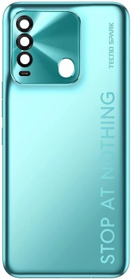 Sandreezz Tecno Tecno Spark 8T (KG6P) (with Proper Logo) Back Panel(Turquoise Cyan)