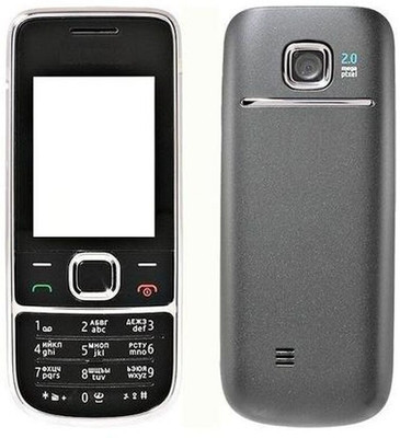 imbi Nokia 2700 Front Back Body With Keypad Front & Back Panel(Silver)