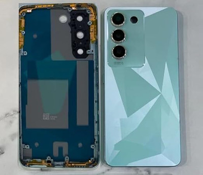 AceKing Vivo T3 Back Panel Battery Cover Back Glass Panel Compatible Back Panel(Crystal Green)