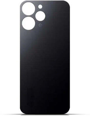 Shockware Redmi Redmi 12 4G : Black Back Panel(Black)