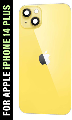 SOCO Apple iPhone 14 Plus With Camera Glass Back Panel(Yellow)