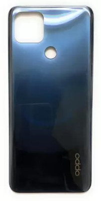 Sandreezz Oppo A15 (with Proper Logo) Back Panel(Dynamic Black)
