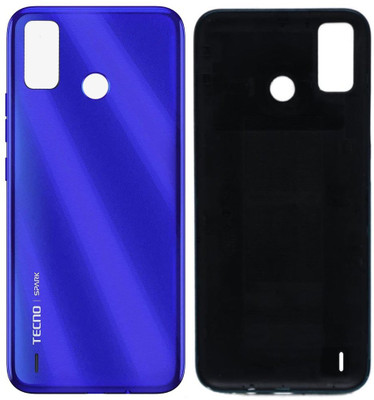 Unique4Ever Tecno Spark Go 2020 (KE5) with Side Keys Back Panel(Aqua Blue)
