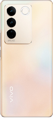 BrewingQ Vivo Vivo V27 Pro(Glass) Back Panel(Gold)