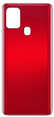 IncMart Samsung Galaxy A21s Back glass Back Panel(Red)