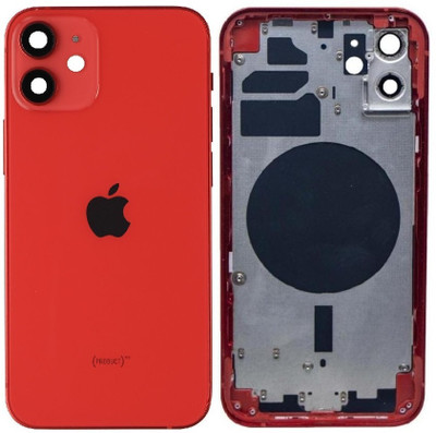 Kraze4blaze Apple iPhone 12 Housing Body Full Panel(Red)